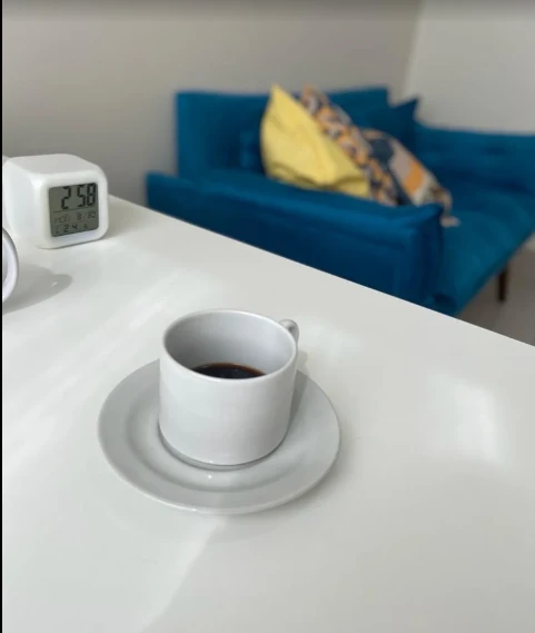 Detalhes acolhedores do consultório